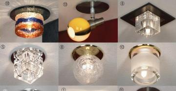 Как выбрать точечные светильники для натяжных потолков